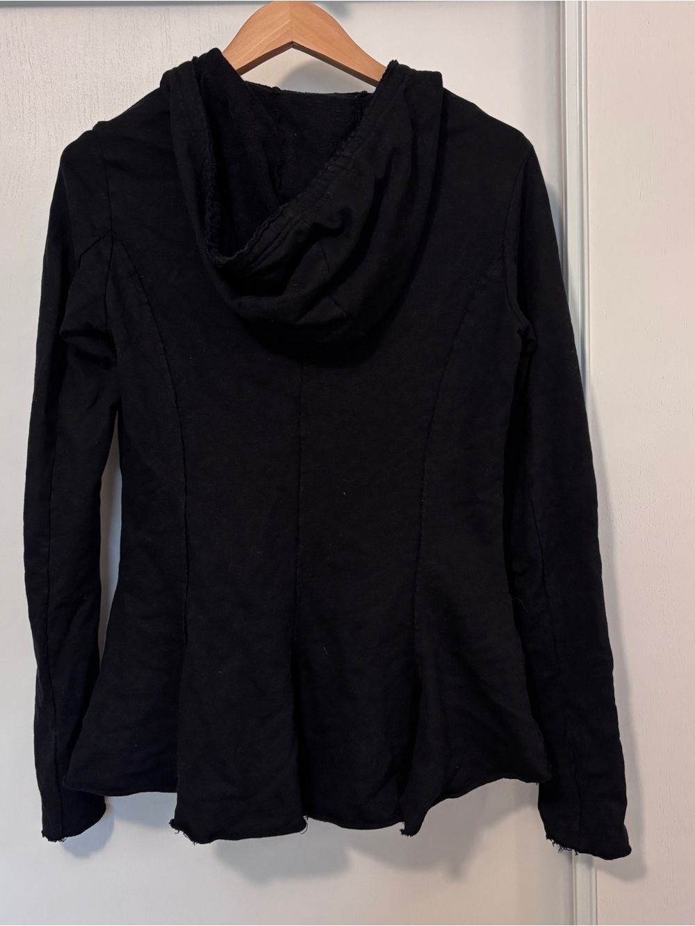 Rundholz Black Thulle Hooded Jacket Size Small Whimsigoth Grunge Steampunk - Picture 4 of 11